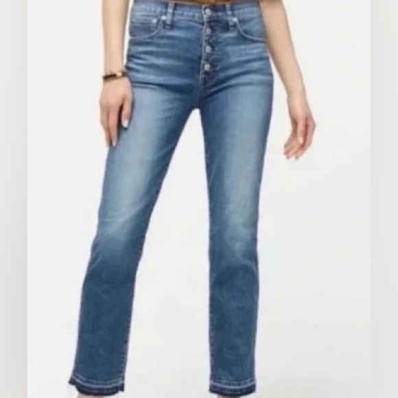 J. Crew Denim - J CREW High rise Vintage straight eco jean with button fly size 26